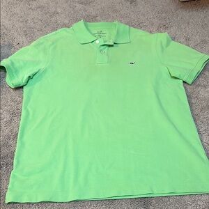Vineyard Vines Men's Green Polo Shirt